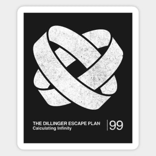 The Dillinger Escape Plan / Minimalist Graphic Design Tribute Magnet